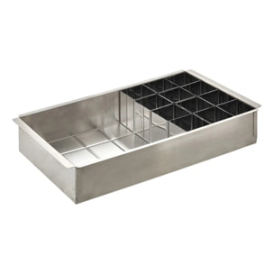 Moule pour number cake Anniversaire 31,6x18,5x5,5cm en inox