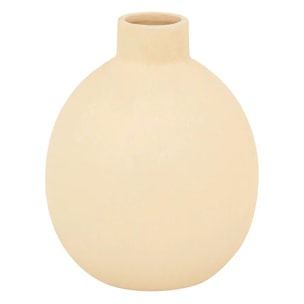 Vase céramique Rily beige H18cm