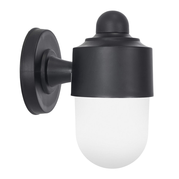 Forlight Alan aplique en negro para bombilla E27