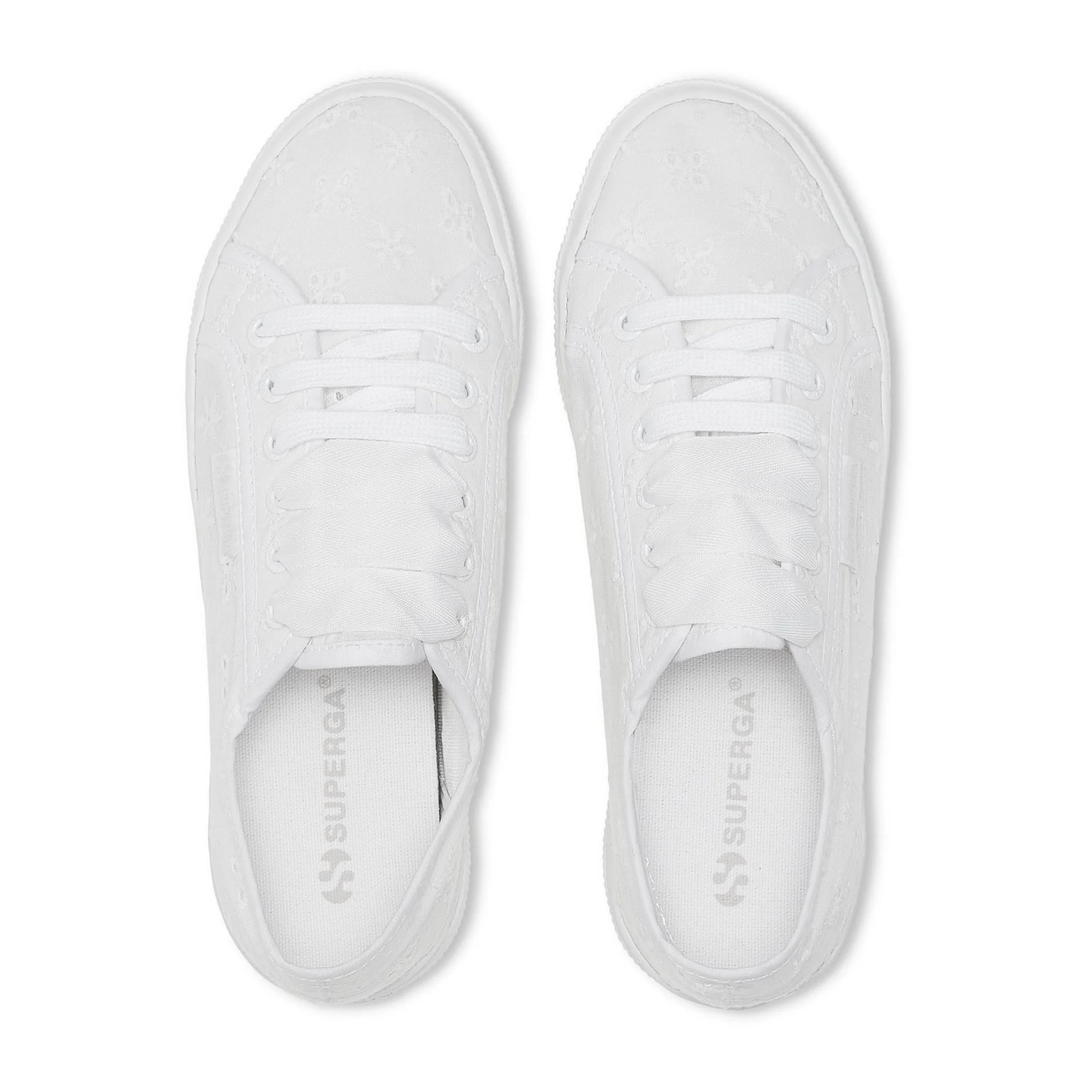 Superga - Scarpe da donna Donna Bianco - 2740 FLOWER SANGALLO