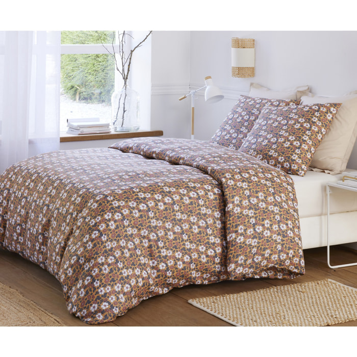 Parure housse de couette coton multicolore