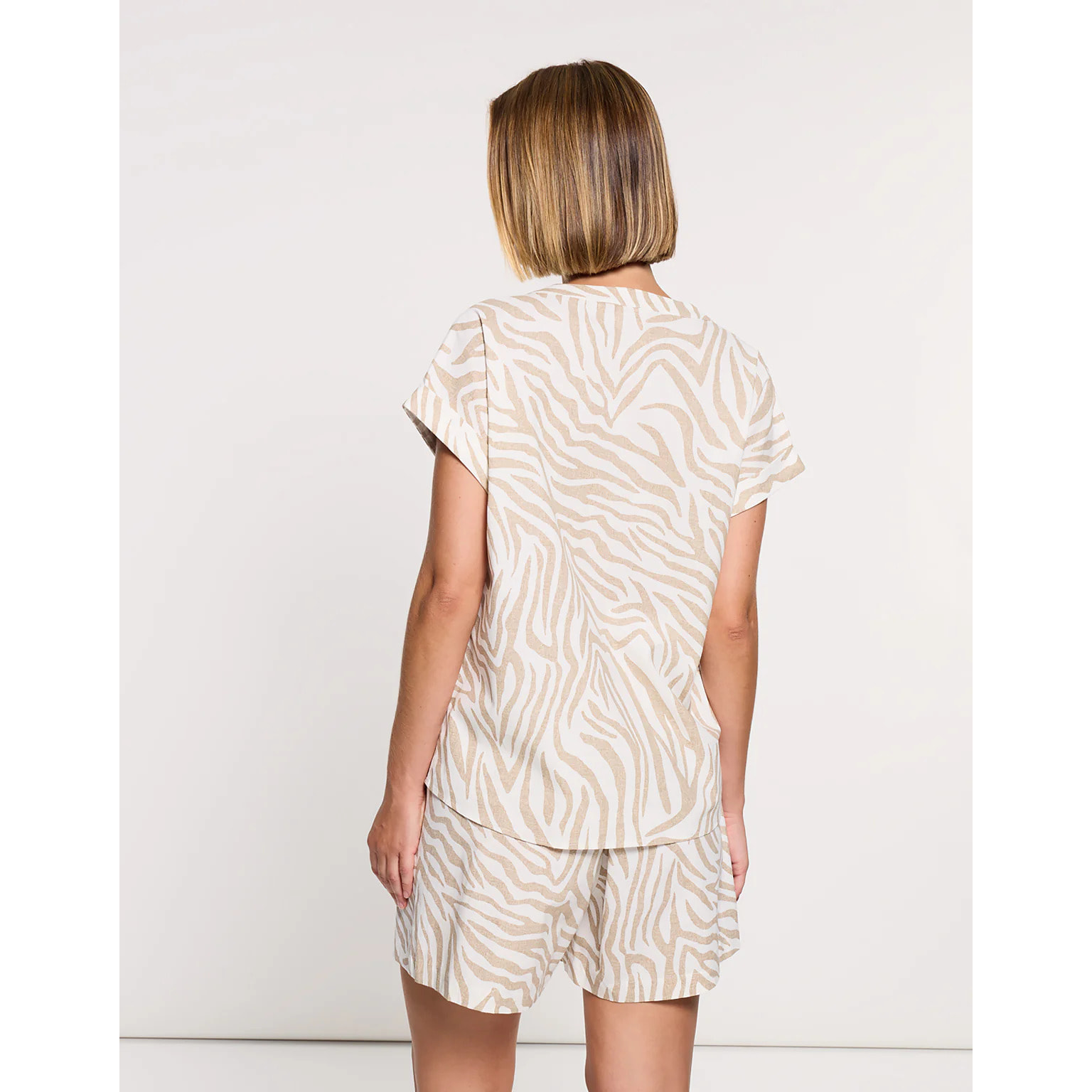 Blusa Manga Corta Blanco - Teonix