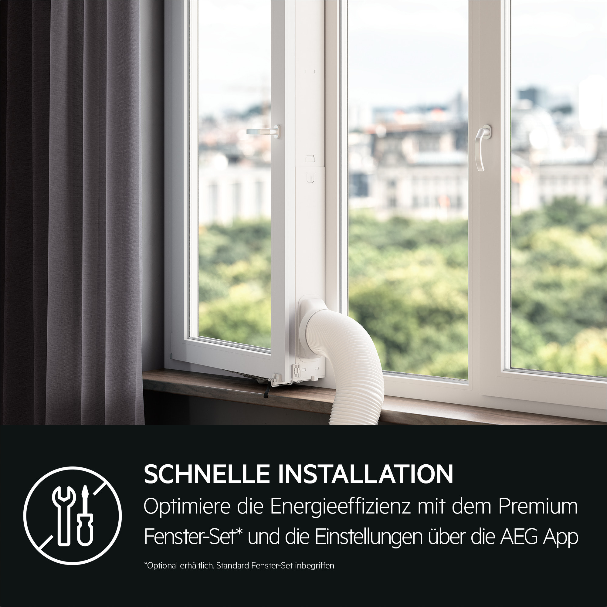 AEG Aire acondicionado portátil Comfort 6000 de 9.000 BTUs para 31-35 m² AXP26U339CW
