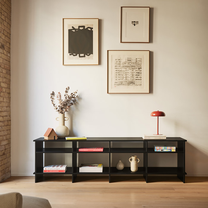 Mueble de televisión Inari negro