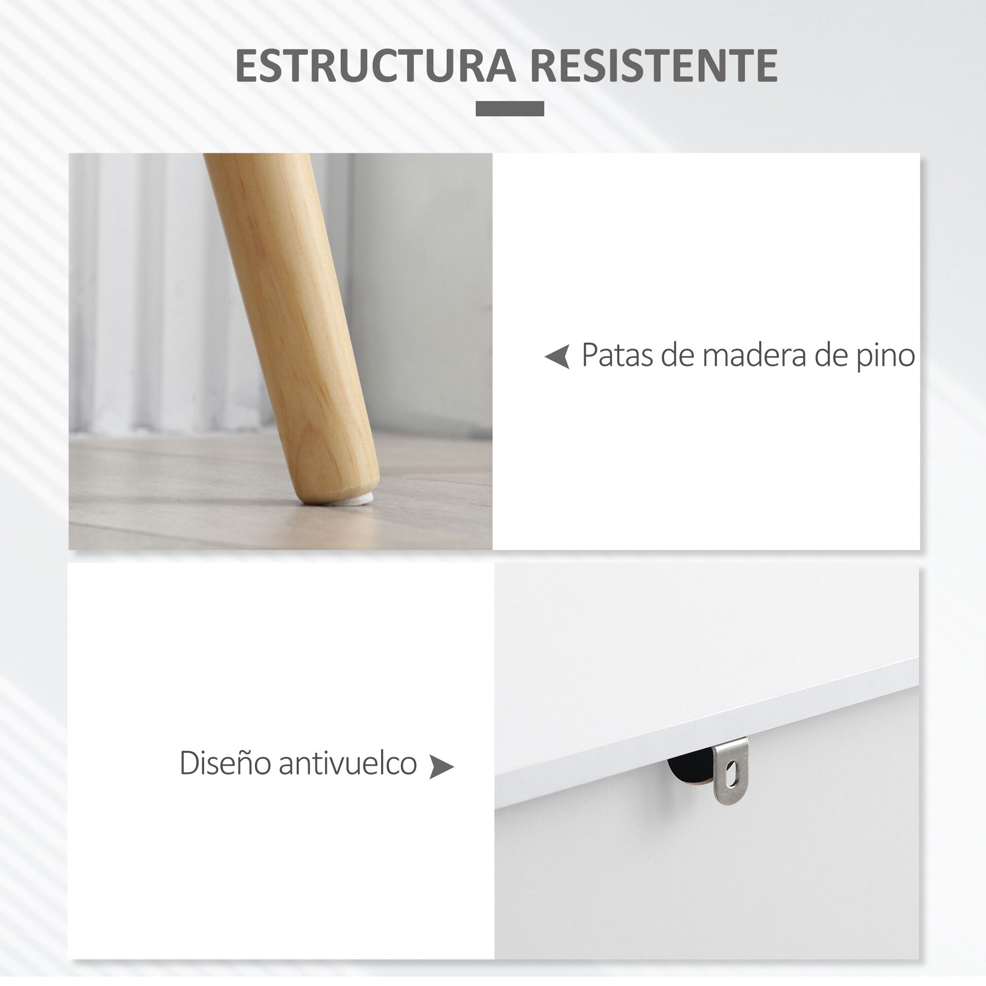 Armario de Salón con 2 Puertas 1 Cajón para Oficina Estudio 98x39x81,5 cm Blanco