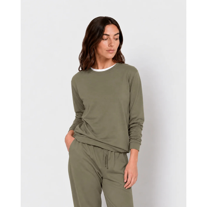 Felpa basic sportiva da donna