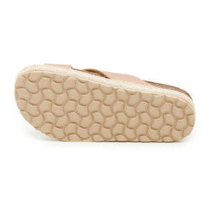 SANDALO CON ZEPPA BILLOWY ROSA