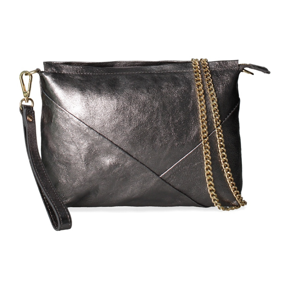Pochette da donna - Modello Astra - Vera pelle - 27.0 x 19.0 x 2.0 cm