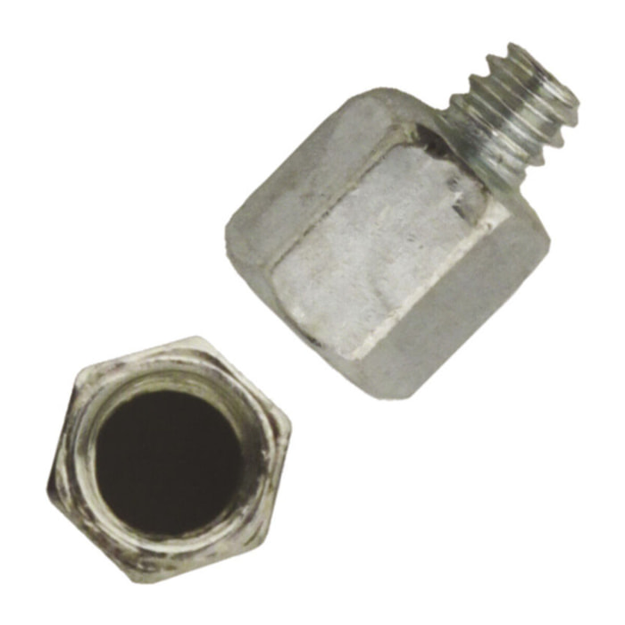 Raccord de jonction hexagonal mâle-femelle en acier zingué - Ø M8 x 150 / M7 - 15 mm - Boite de 50 - SCELL-IT - RMFHEXM8M7