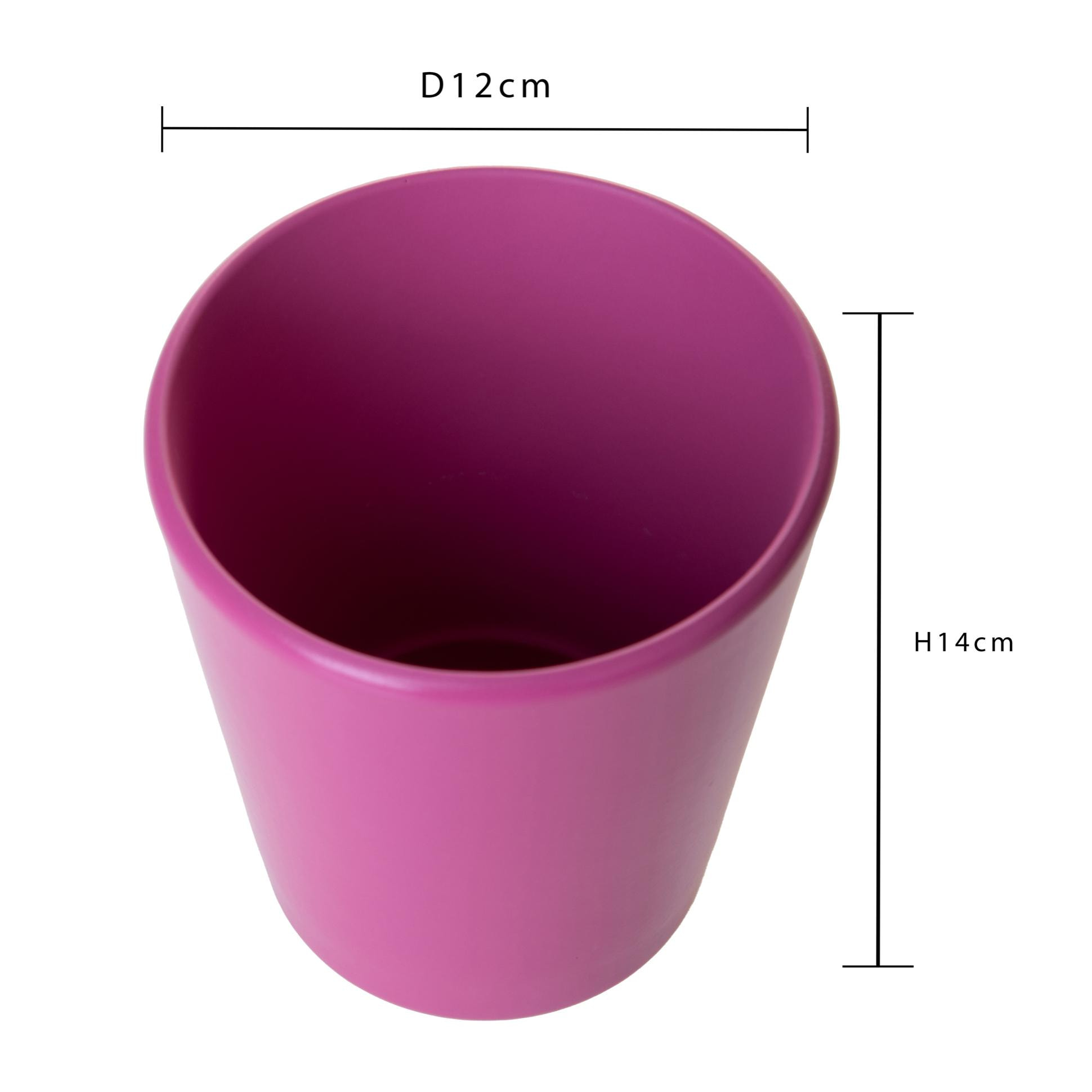 Vaso Orchidea diametro 12X14 Cm - Pezzi 6 - 12X14X12cm - Colore: Rosa - Bianchi Dino - Decori Casa E Complementi