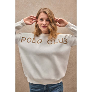 Jersey color crudo de punto con logo contrastado Polo Club