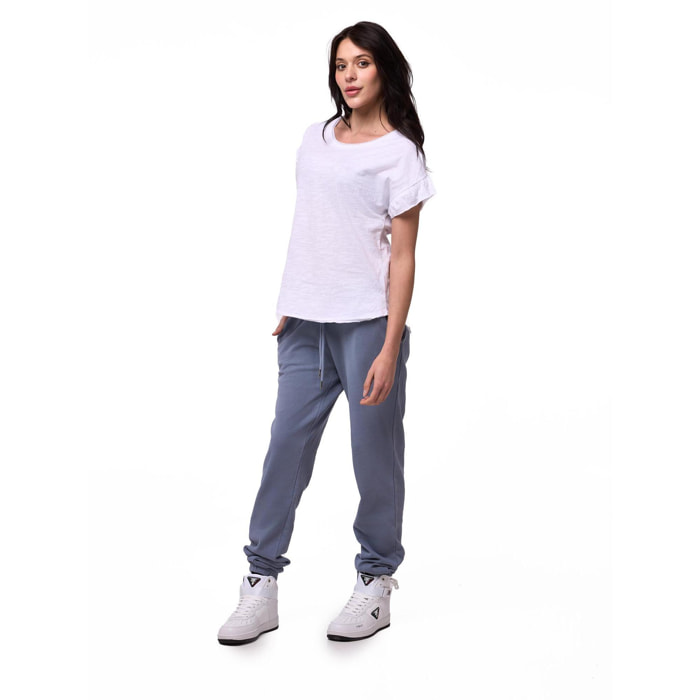 T-shirt a maniche corte da donna Leone Blue