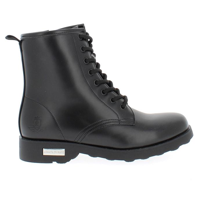 Armata di Mare Scarpe Donna Stivaletti Casual con Zip Laterale AMD W52C63 Black