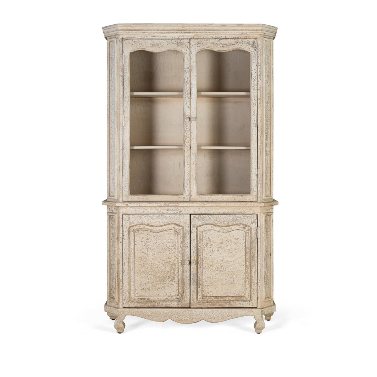 Vitrina de Madera de Mango 120 Cm Estilo Rústico