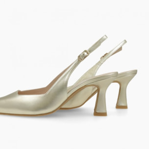 ZAPATOS DE SALÓN DORADOS GELINES-X