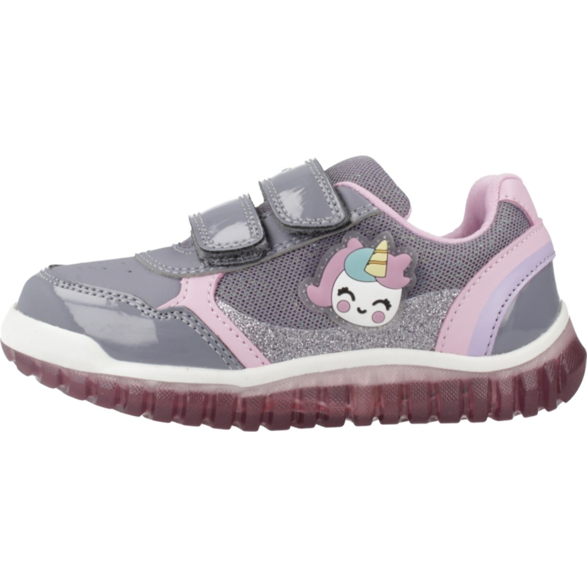 Zapatillas Niña de la marca GEOX  modelo B LIGHTYLOO GIRL GRIS