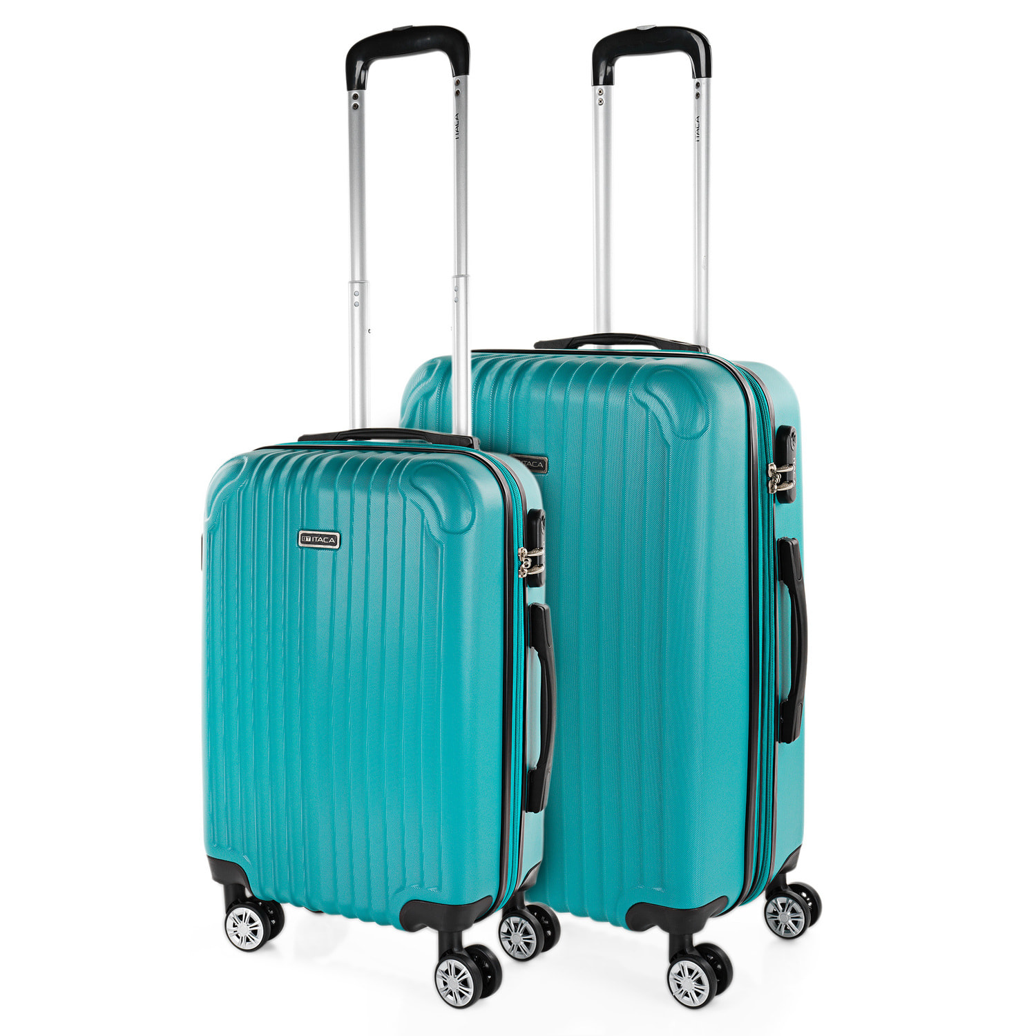 Maleta Itaca Sevron Set 2 Unidades Verde Menta