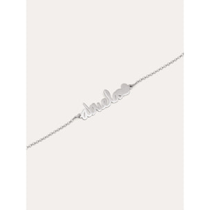 Pulsera Abuela Heart Plata