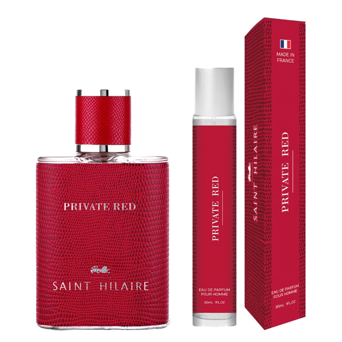 Private Red - Coffret Eau de Parfum 100ml + Format Voyage 30ml