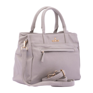 Borsa a mano da donna - Modello False - Ecopelle - 30.0 x 22.0 x 10.0 cm