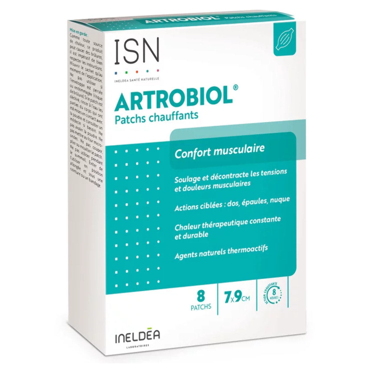 ISN - Ineldea Santé Naturelle Artrobiol Plus & Artrobiol Patchs chauffants - Confort & Mobilité Articulaire - Soulagement des douleurs & tensions musculaires