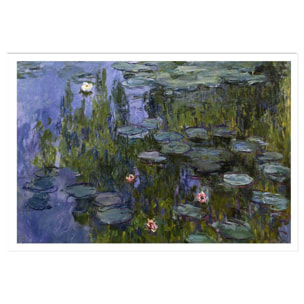 Poster Les Nympheas Claude Monet Affiche seule