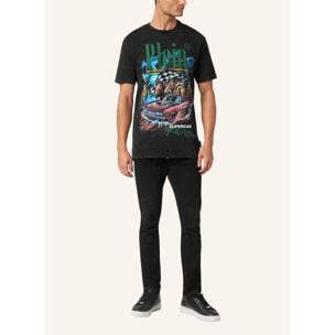 PHILIPP PLEIN T-Shirt Round Neck RACING