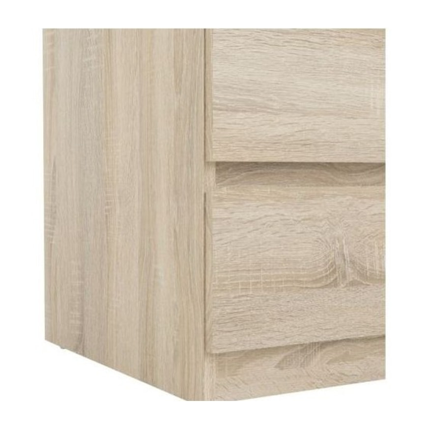 Grande commode 5 tiroirs rangement chambre - 3 coloris - SOFT