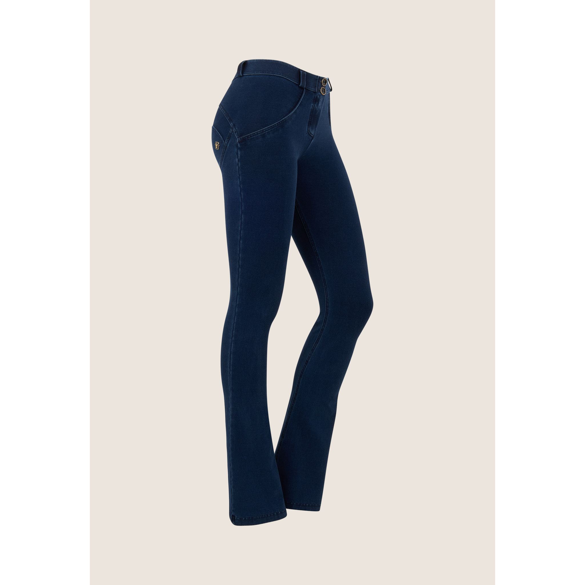 Jeggings WR.UP® vita regular fondo bootcut in jersey denim