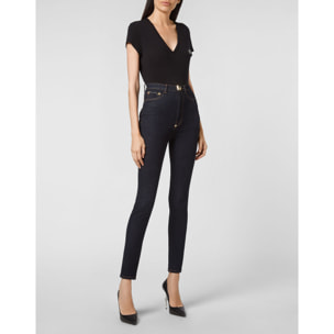 PHILIPP PLEIN Jegging de cintura alta