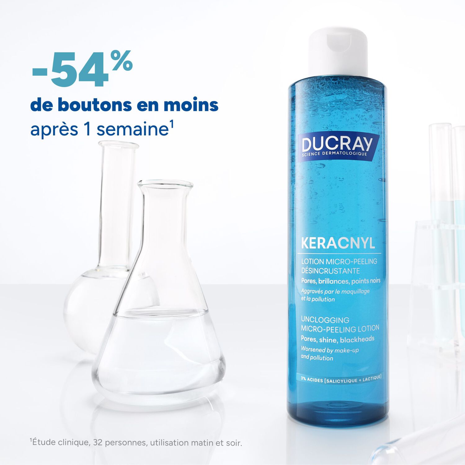 Keracnyl - Lotion Micro-Peeling Désincrustante 200 ml