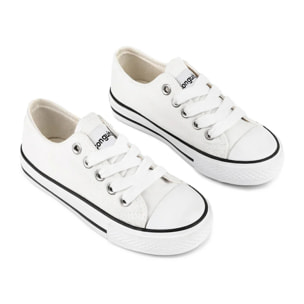 Zapatillas Lona Clasica Blanco