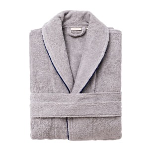 Albornoz s/m 100% algodón 360gsm gris scalpers home