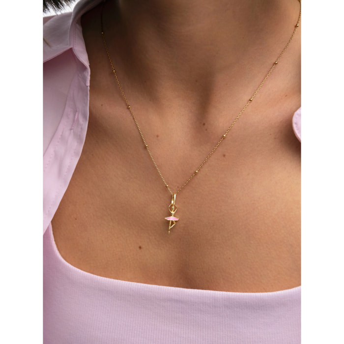 Charm Ballerina Placcato Oro