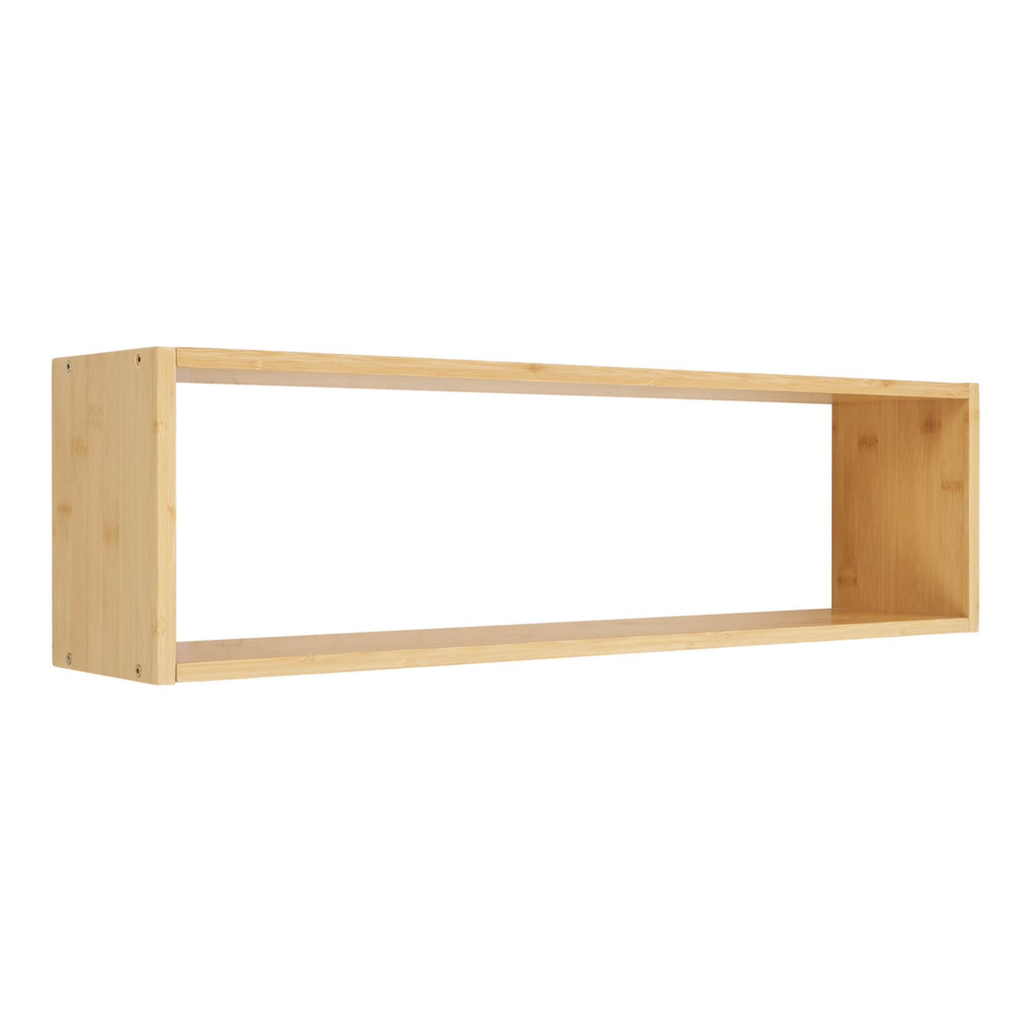 Mensola da parete Ember in bambù naturale 70×15×19,5 cm