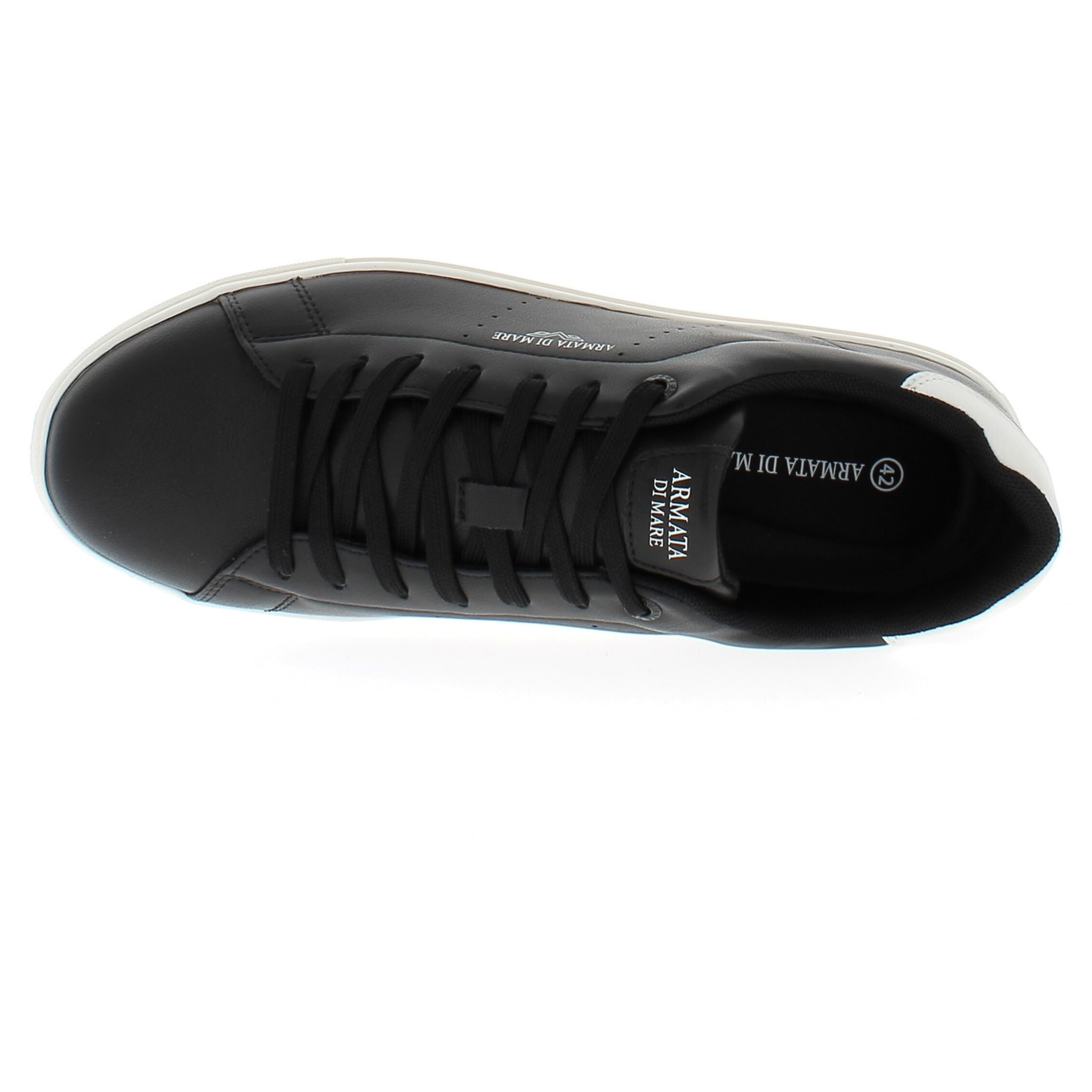 Armata di Mare Scarpe Uomo Sneakers Casual Stringate con Soletta Rimovibile in Memory Foam AMU 1D933 Black