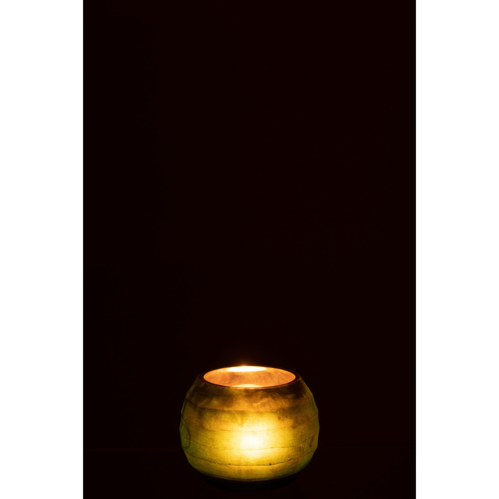 J-Line photophore Raye - verre - vert - small