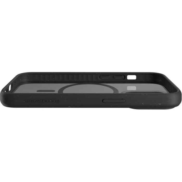 Coque bumper WOODCESSORIES iPhone 14 Plus transparent Taupe