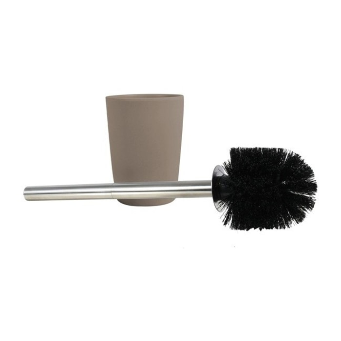 Brosse Wc avec support Fibres de Bambou TAKEO Taupe Spirella