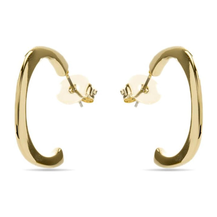 Pendientes Lux by Lux acabados en Rodio