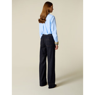 Oltre - Jeans a palazzo - Blu