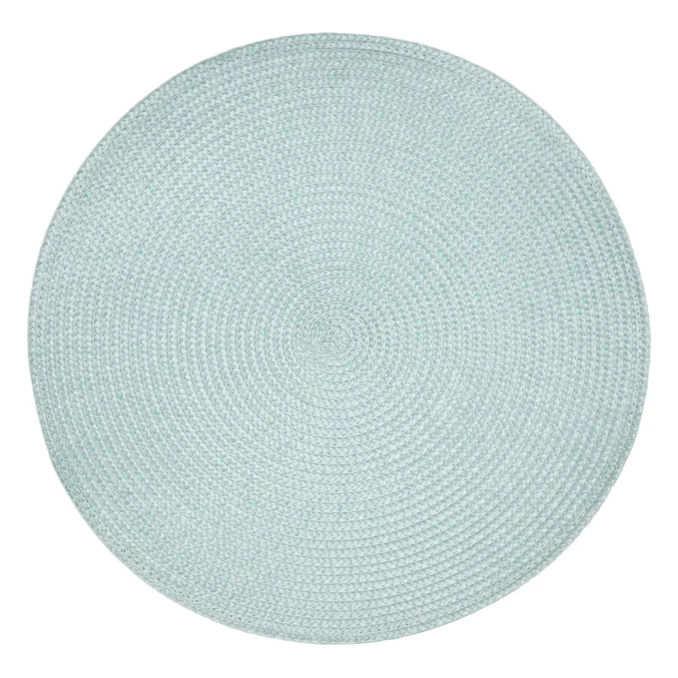 Set de table Tresse vert céladon D38xH0,1cm
