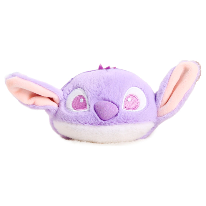 Monedero extrasuave. Diseño de monstruito morado. 10 cm.