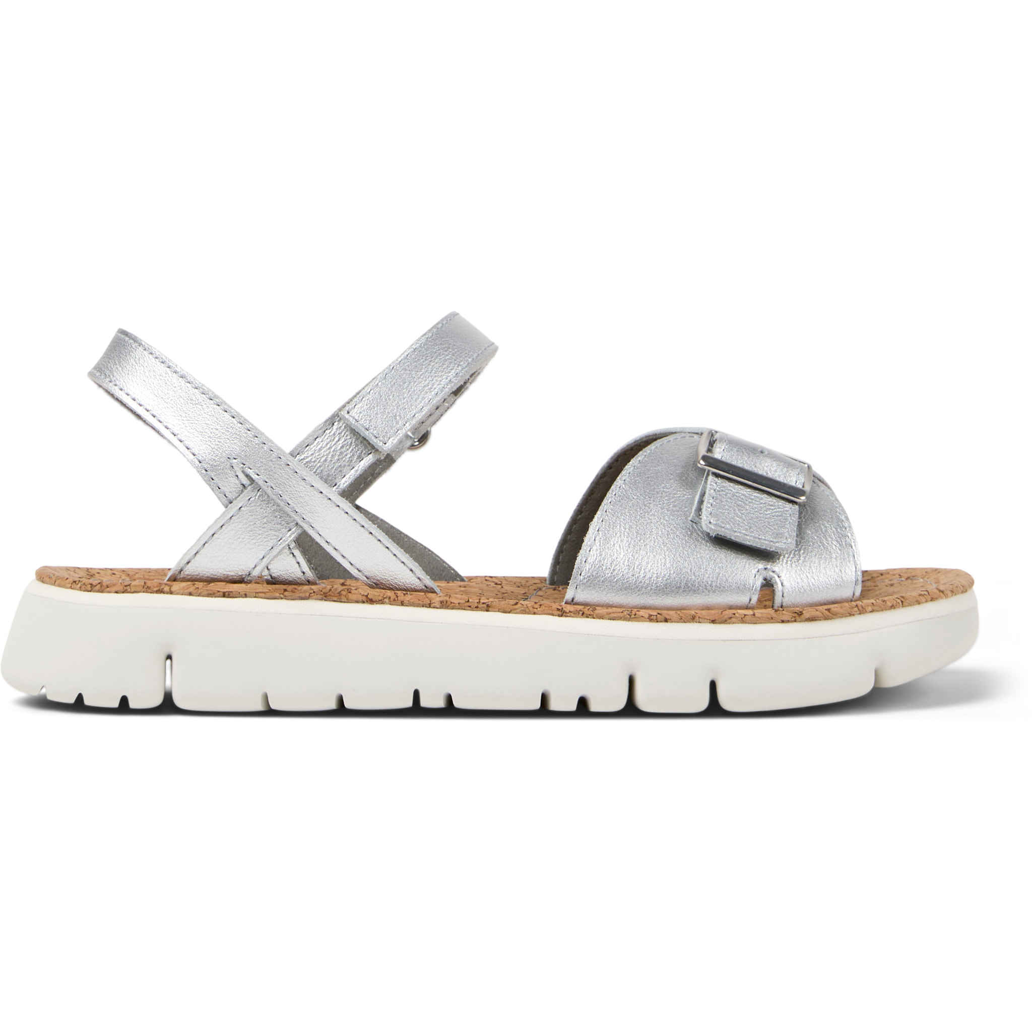 Sandali - CAMPER Oruga Sandal - Grigio - Pelle liscia