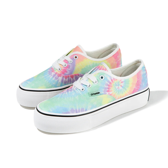 Zapatillas Bajas Eclipse Tie Dye en Multicolor D.Franklin