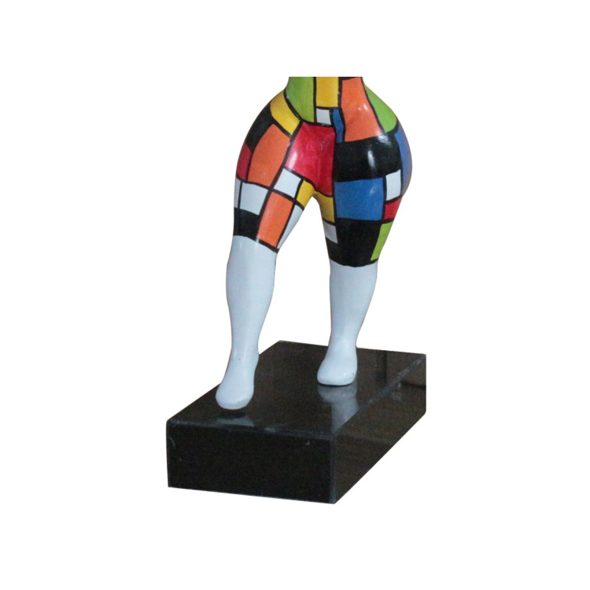 Statuette femme position yoga en résine H39 cm - YOMA