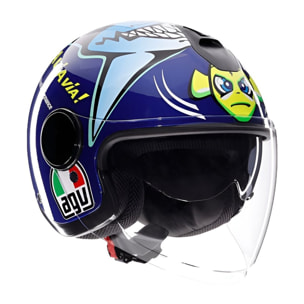 CASCO AGV ETERES E2206 ROSSI MISANO 2015