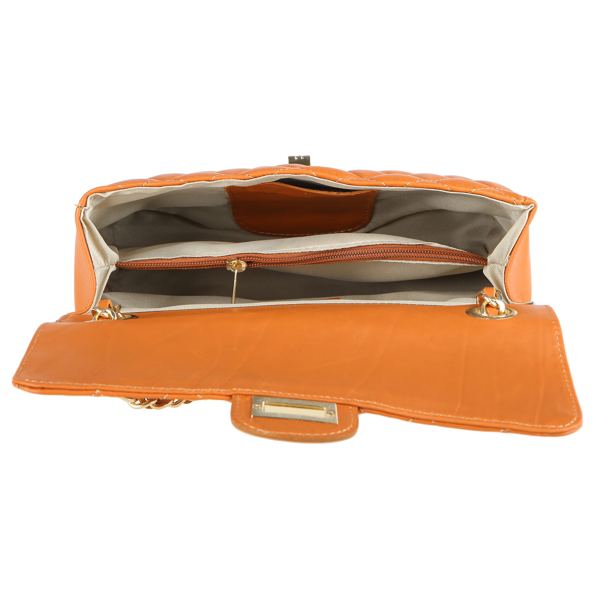 Chicca Borse Borsa a Spalla Cuoio