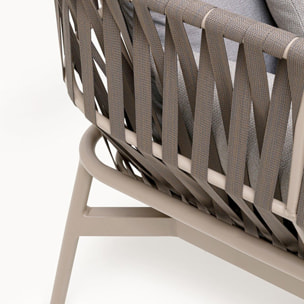 Fauteuil de jardin Formenta gris Kare Design