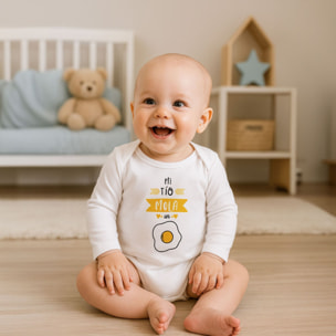 Body bebé manga larga frases americano